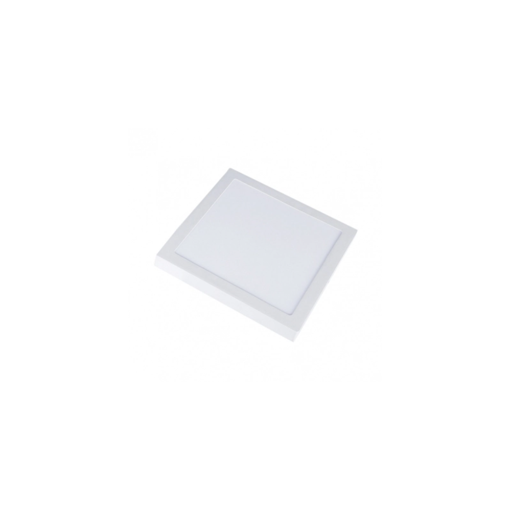 V Tac 12w Led Loftslampe 14 X 14cm, Højde: 2,4cm, Hvid Kant, Inkl. Lyskilde Dæmpbar : Ikke Dæmpbar, Kulør : Varm fra V-tac