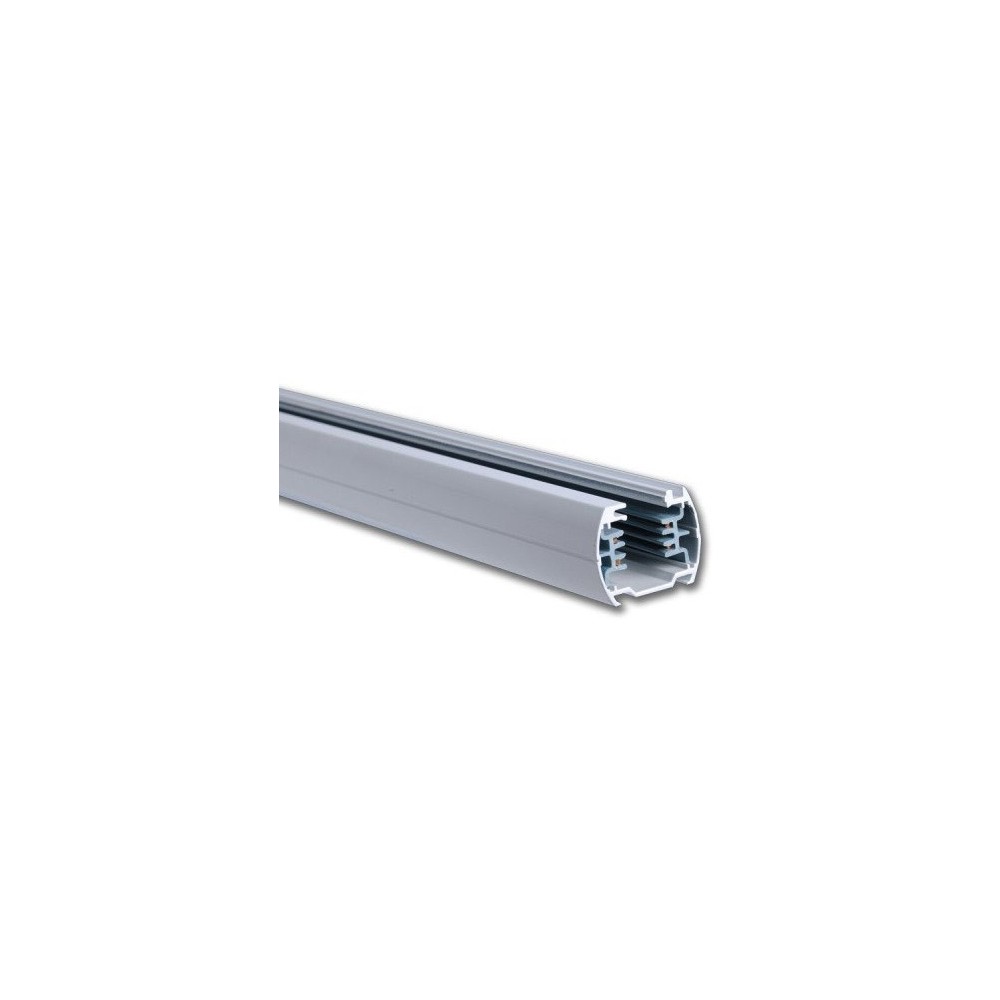 V Tac 1 Meter Skinne Til Skinnespots   Hvid, 3 Faset, Komplet Med Tilslutning Og Endeprop   Farve : Hvid fra V-tac