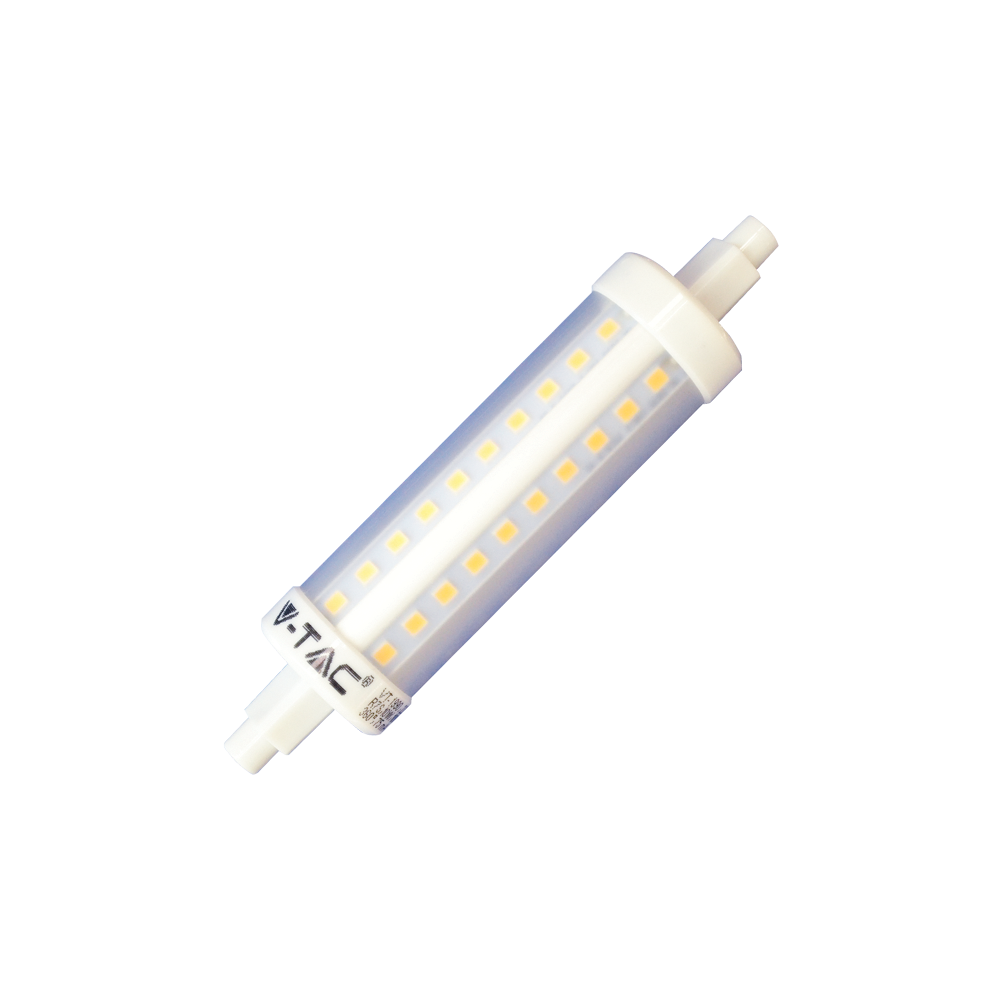 V Tac R7s Led Pære 7w, 118mm, 230v, R7s Dæmpbar : Ikke Dæmpbar, Kulør : Varm fra V-tac