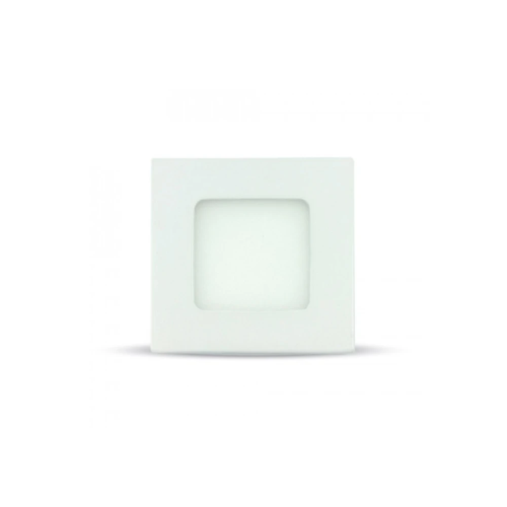 V Tac 3w Led Indbygningspanel Hul: 7,3 X 7,3 Cm, Mål: 8,4 X 8,4 Cm, 230v Dæmpbar : Ikke Dæmpbar, Kulør : Neutral fra V-tac