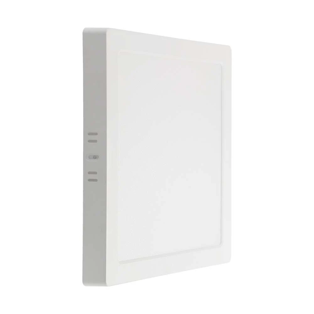 V Tac 18w Led Loftslampe 21,4 X 21,4cm, Højde: 3,1cm, Hvid Kant, Inkl. Lyskilde Kulør : Neutral fra V-tac