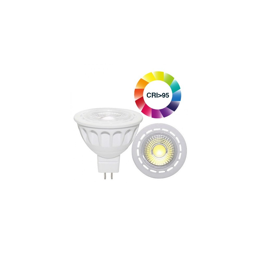 Lux3 Led Spotpære 3w, Dæmpbar, Ra 97, 12v, Mr16 Gu5.3 Dæmpbar : Dæmpbar, Kulør : Varm fra Ledlife