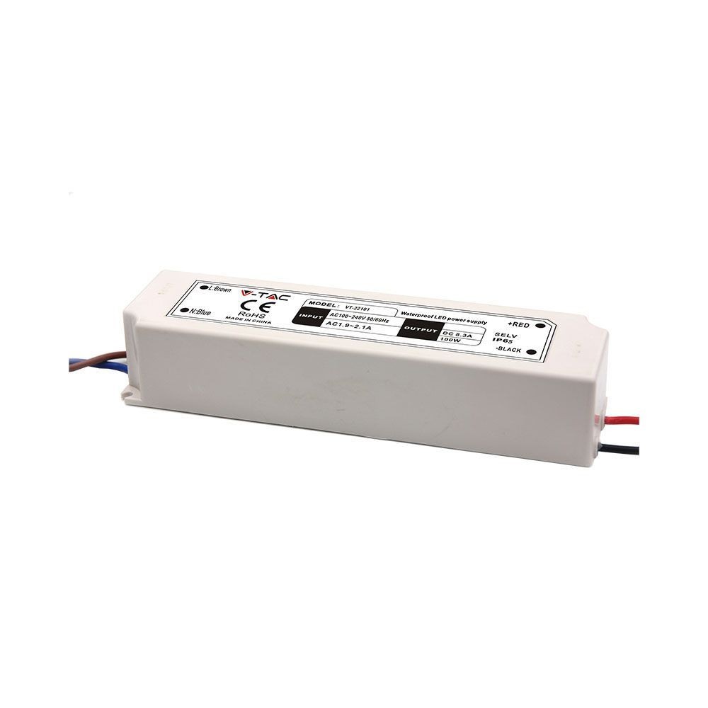 V Tac 100w Strømforsyning 24v Dc, 4,1a, Ip65 Vandtæt fra V-tac