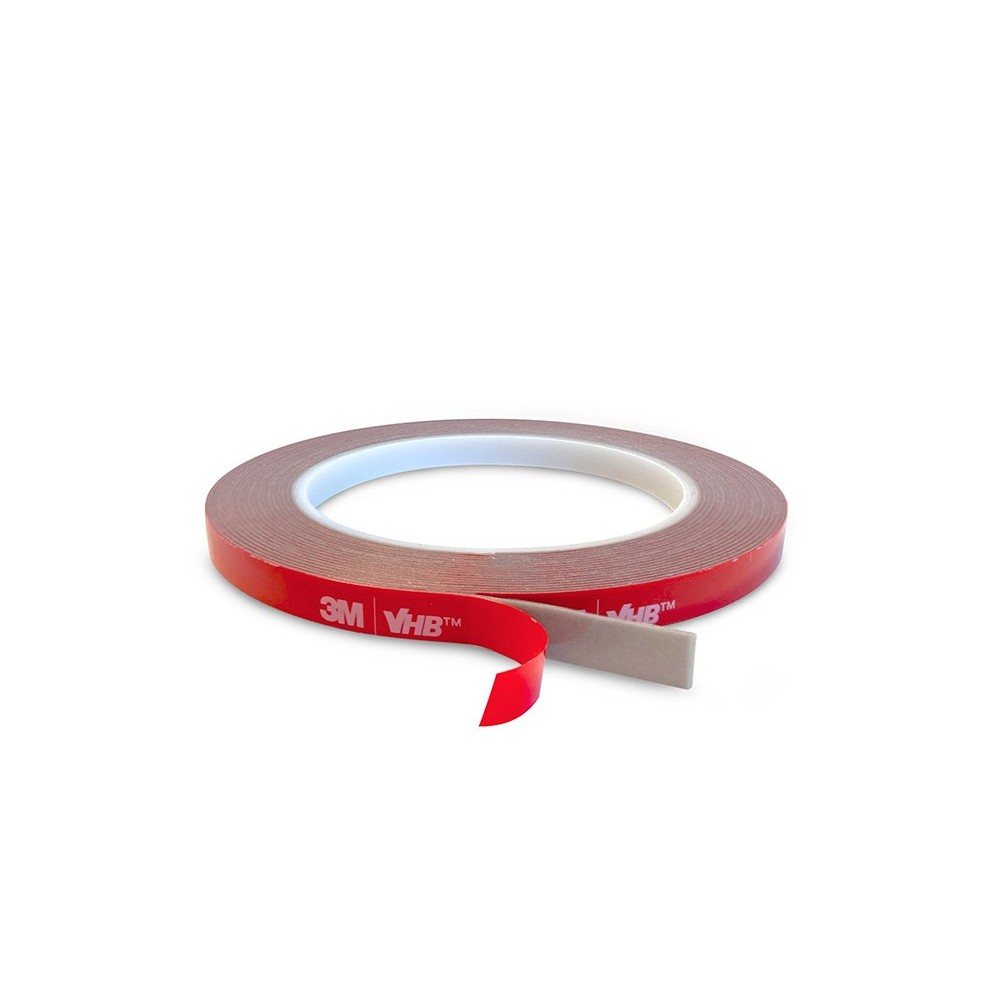 3m Vhb Dobbeltklæbende Tape   8mm Bred, 5m Rulle fra Light Solutions