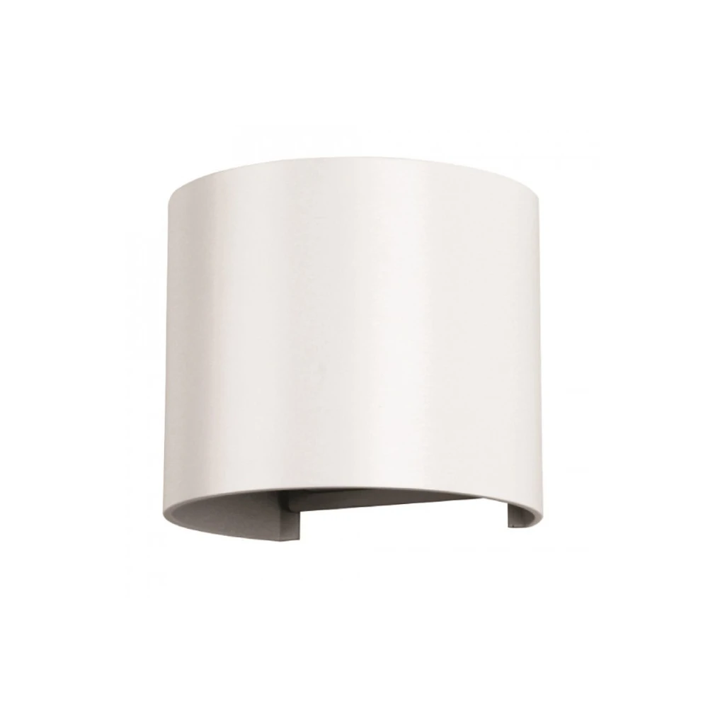 V Tac 5w Led Hvid Væglampe   Rund, Justerbar Spredning, Ip65 Udendørs, 230v, Inkl. Lyskilde   Dæmpbar : Ved Tilkøb, Kulør : Varm fra V-tac
