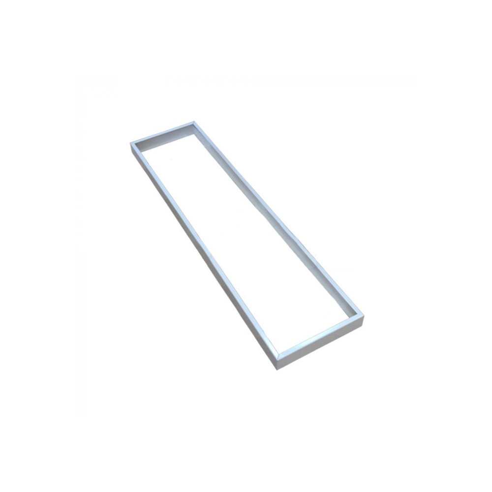 Ramme Til 120x30 Led Panel Hurtig Skrueløs Samlesæt, Hvid Kant fra Ledlife
