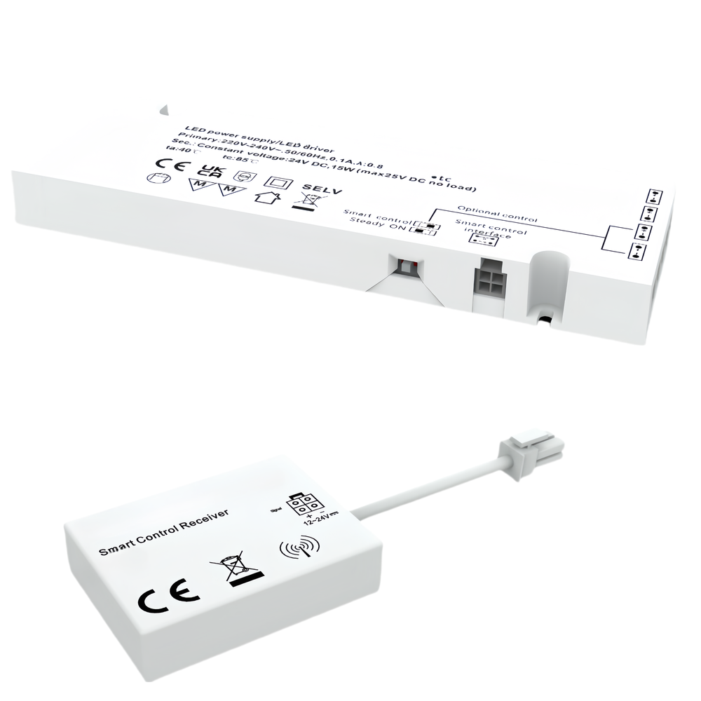 Møbelspot Zigbee Strømforsyning 60w   Til Sono Og Reco Møbelspot, Hue Kompatibel, Rf, Maks. 6 Spot, Inkl. Fjernbetjening fra Ledlife