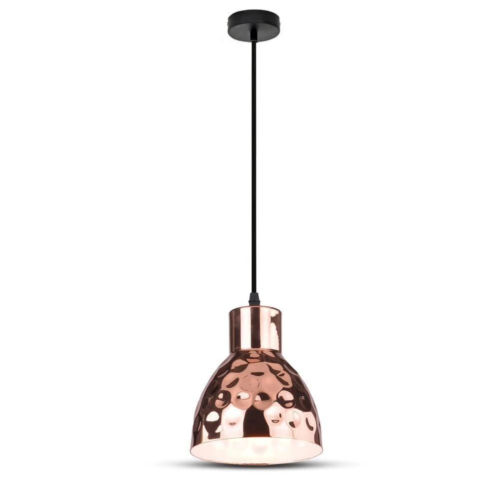 Pendel Lampe I Kobber Til E27   Uden Lyskilde, Ip20 fra V-tac