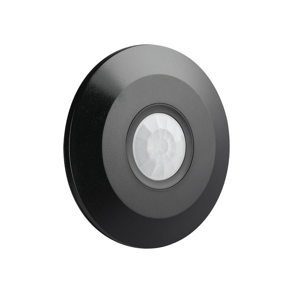 Pir Loftsensor Sort (flad)   Maks: 1000w Led fra V-tac