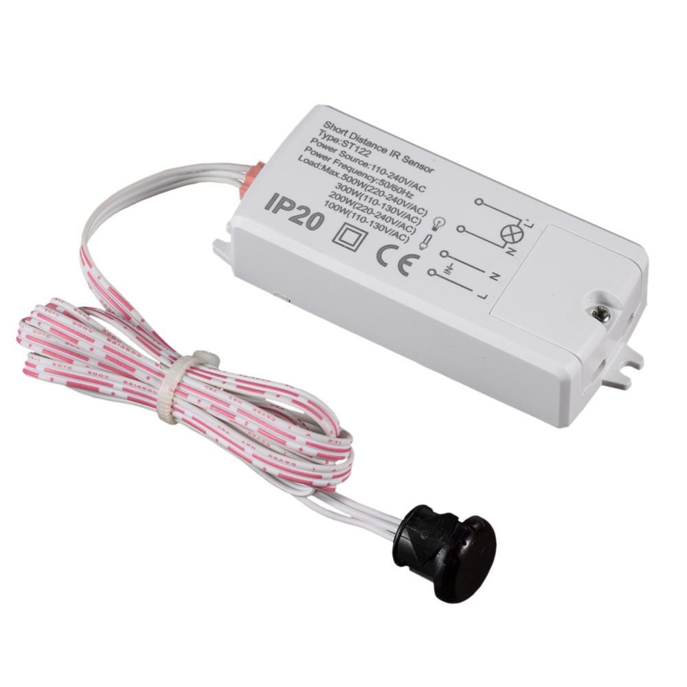 230v Håndsensor Til Skab 5 6cm Sensor Afstand, Pir, Max: 200w Led fra V-tac