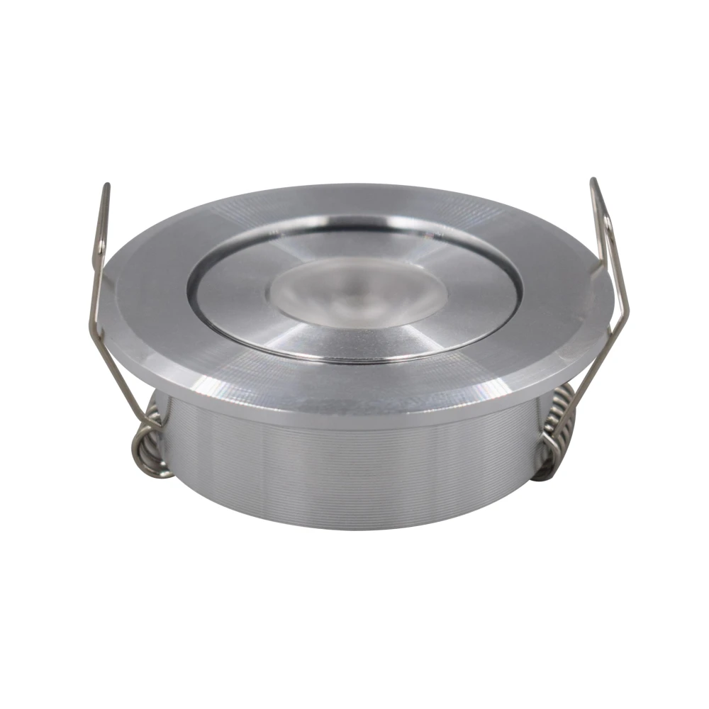 1,5w Elevator Spot   Hul: ø4,4 Cm, Mål: ø5,2 Cm, 25° Spredning, 1m Ledning   Dæmpbar : Ikke Dæmpbar, Kulør : Varm fra Ledlife