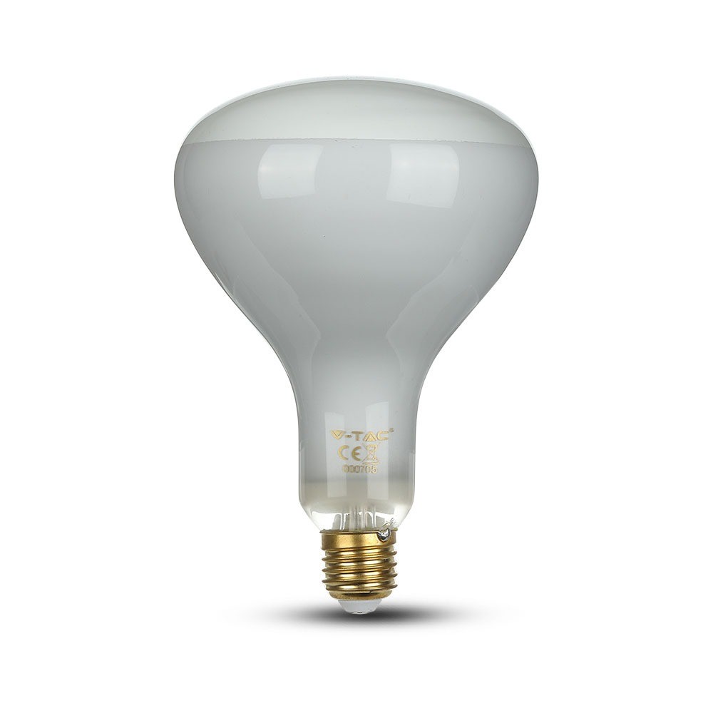 8w R125 Led Kultrådspære Dæmpbar, R125, E27, 230v Kulør : Neutral fra V-tac