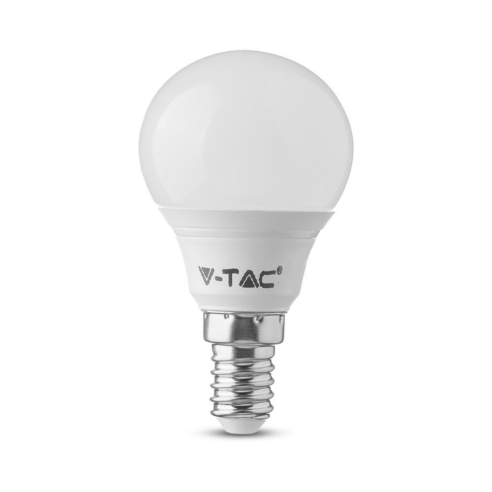V Tac 5,5w Led Pære Samsung Led Chip, P45, E14 Dæmpbar : Ikke Dæmpbar, Kulør : Varm fra V-tac