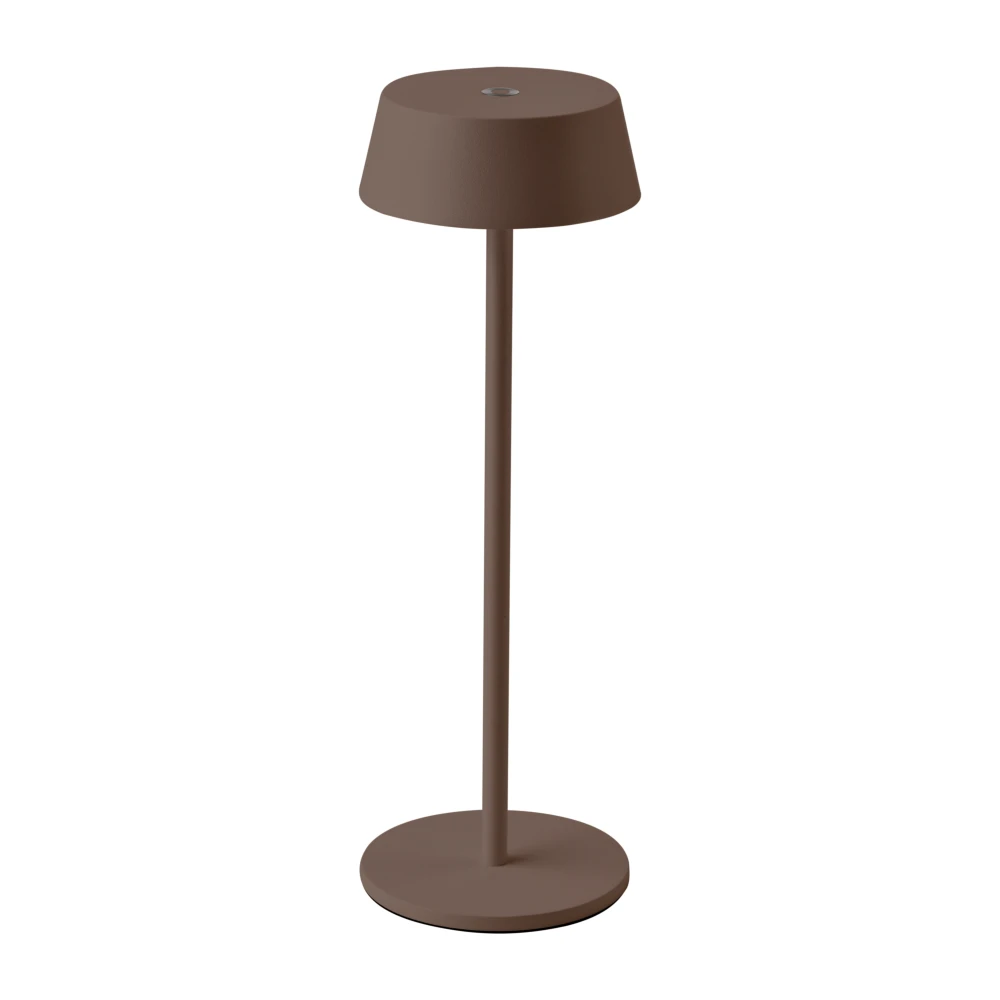 Opladelig Led Bordlampe Inde Ude   Corten, Touch Dæmpbar, 3000k, Ip54   Dæmpbar : Dæmper Indbygget, Kulør : Varm fra V-tac