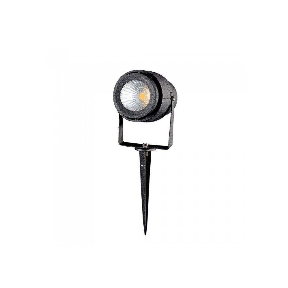 V Tac 12w Led Havelampe Sort, Med Spyd, Ip65, 230v Dæmpbar : Ikke Dæmpbar, Farve På Hus : Sort, Kulør : Neutral fra V-tac