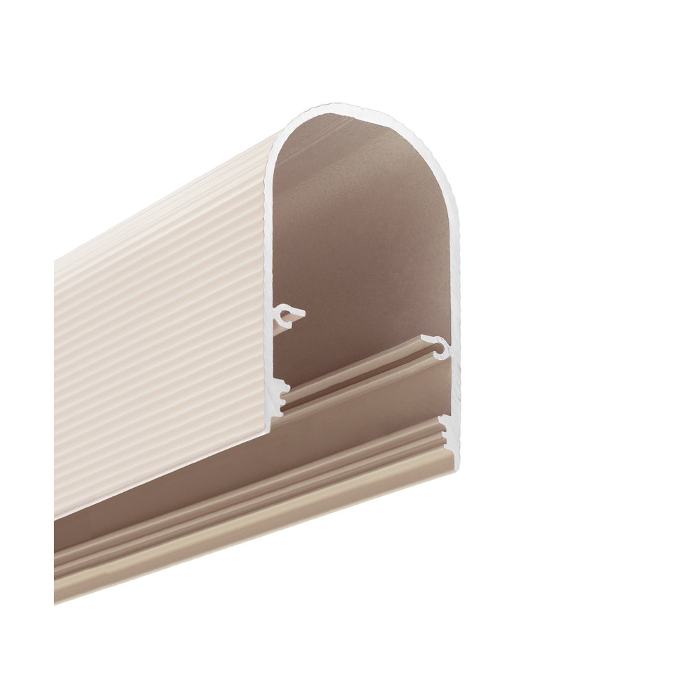 1m Aluprofil Nami23 Cd 9   Beige Lakeret, Påbygning, Led Skinne fra Topmet