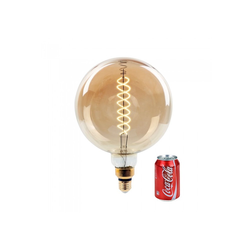 V Tac 8w Led Kæmpe Globepære   Kultråd, ø20 Cm, Dæmpbar, Ekstra Varm Hvid, 2000k, E27   Dæmpbar : Dæmpbar, Kulør : Ekstra Varm fra V-tac
