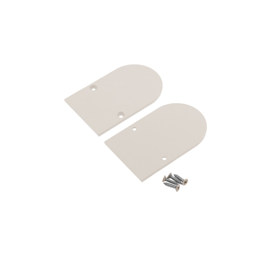 1 Stk. Endestykke Nami23   Metal, Beige Lakeret fra Topmet