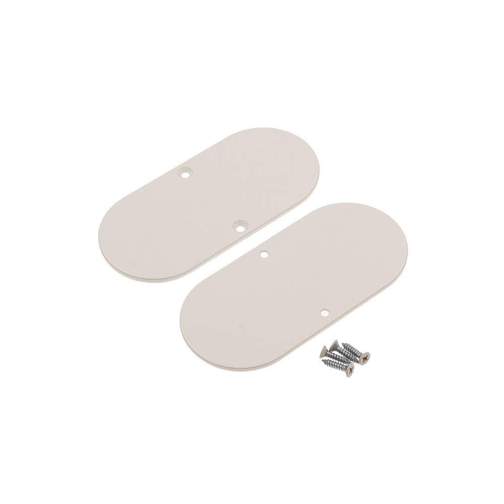 1 Stk. Endestykke Nami23 D9   Metal, Beige Lakeret fra Topmet
