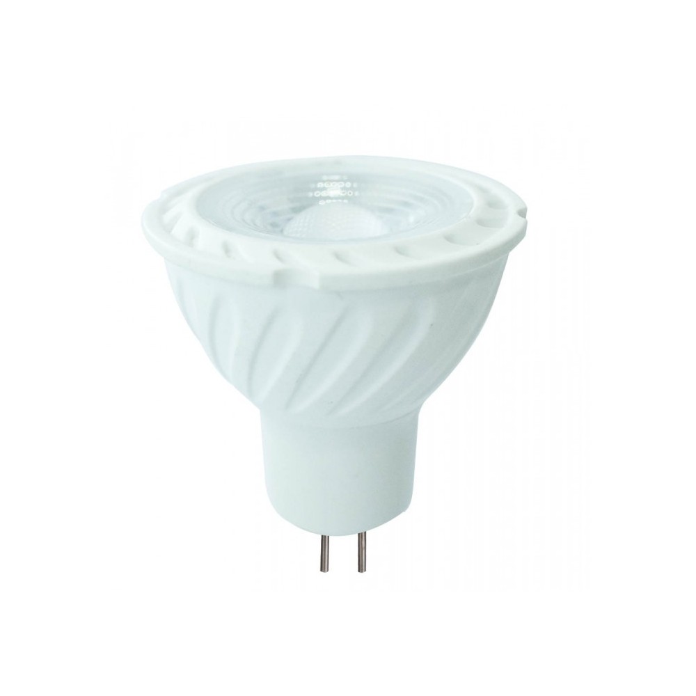 V Tac 6,5w Led Spotpære   Samsung Led Chip, 12v, Mr16   Gu5.3   Dæmpbar : Ikke Dæmpbar, Kulør : Varm fra V-tac