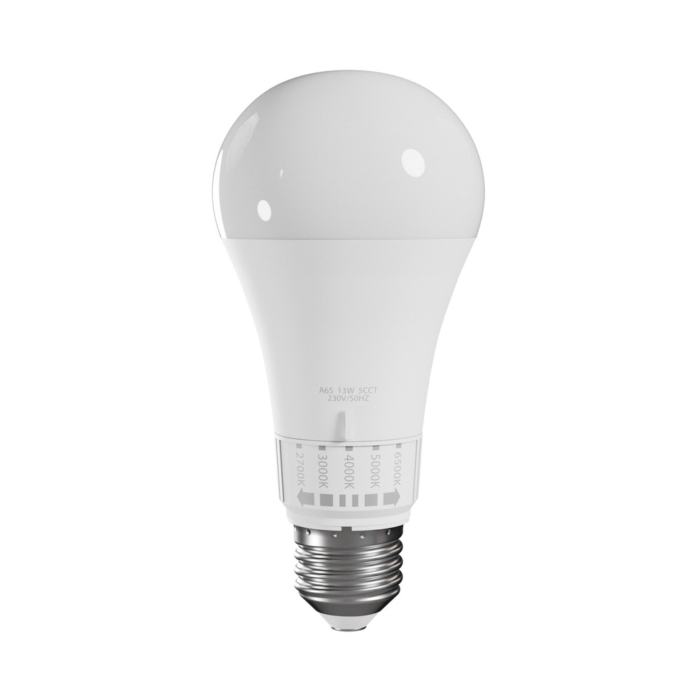 Led E27 13w 230v, 5cct, Kulør : Cct (varm Til Kold Hvid) fra Spectrum