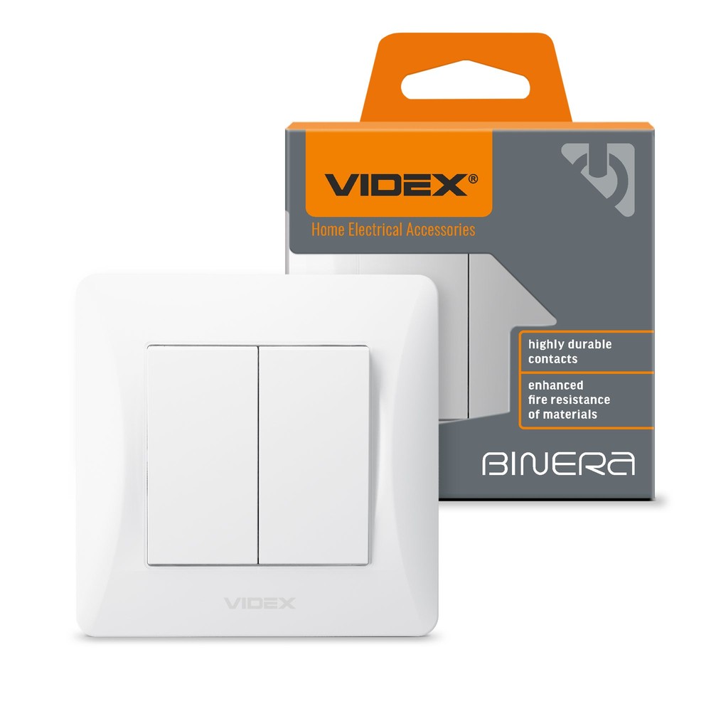 Kontakt   2 Polet, Hvid fra Videx