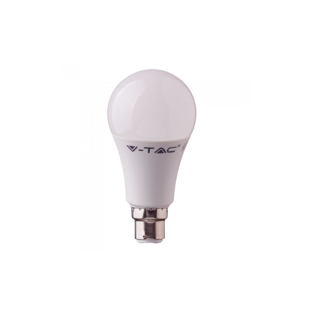 V Tac 9w Led Pære Samsung Led Chip, B22 Dæmpbar : Ikke Dæmpbar, Kulør : Neutral fra V-tac