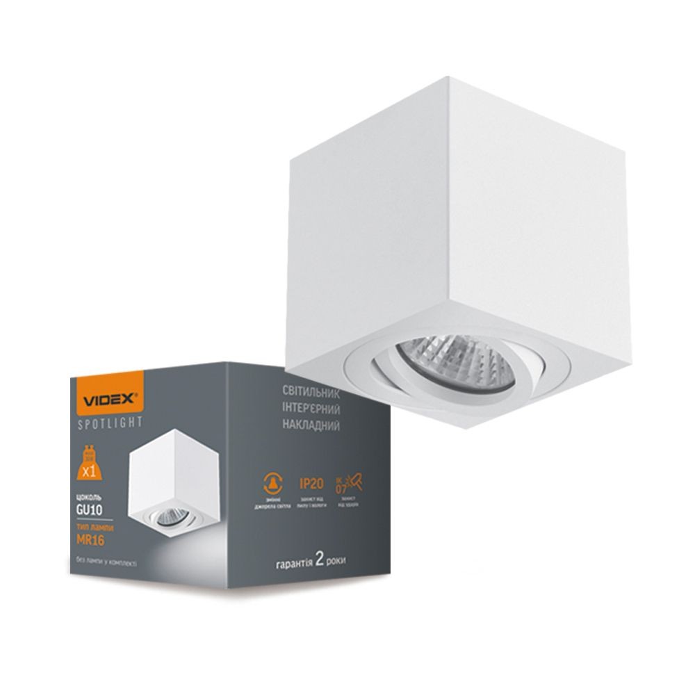 Otto Loftspot Gu10   Hvid, 230v, Max 30w fra Videx