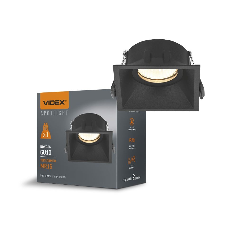Indbygget Spotlampe   Spænding: 230v, Forbrug: Max 30 fra Videx