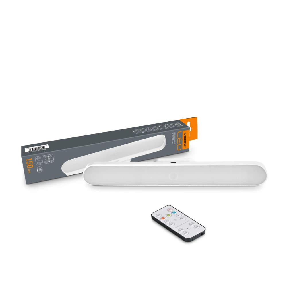 Genopladelig Led Lampe   Med Cct, Inkl. Fjernbetjening   Dæmpbar : Dæmpbar, Kulør : Varm fra Videx