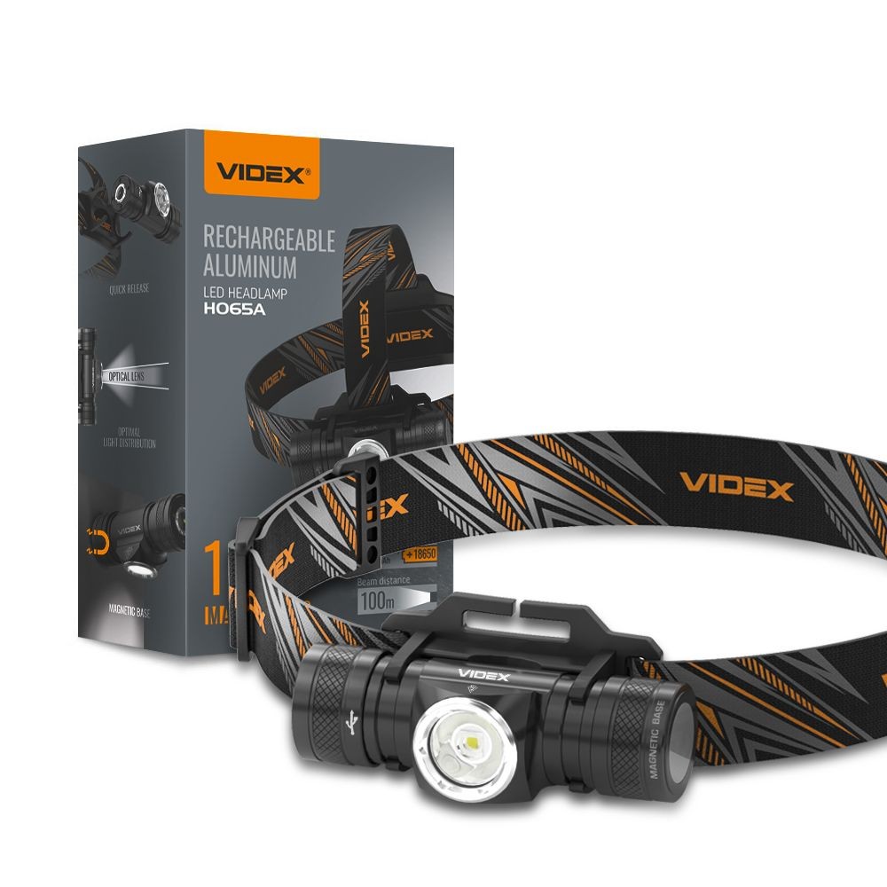 10w Led Genopladelig Pandelampe   5000k, Usb C, 1200lm   Kulør : Neutral fra Videx