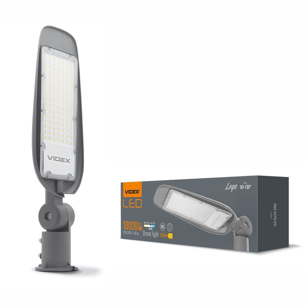 Leya 100w Led Gadelampe   Neutral Hvid, 230v   Kulør : Neutral fra Videx