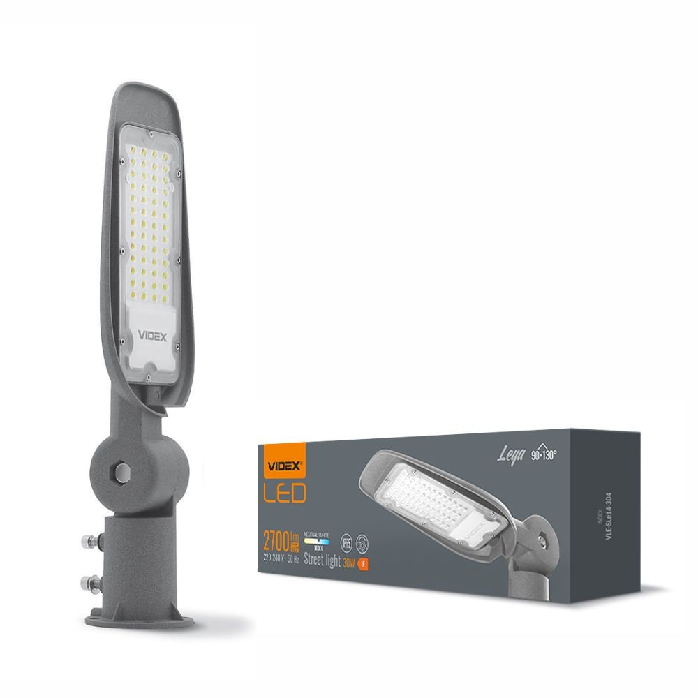 Leya Gadelys 30w   Led, Neutral Hvid, 230v   Kulør : Neutral fra Videx