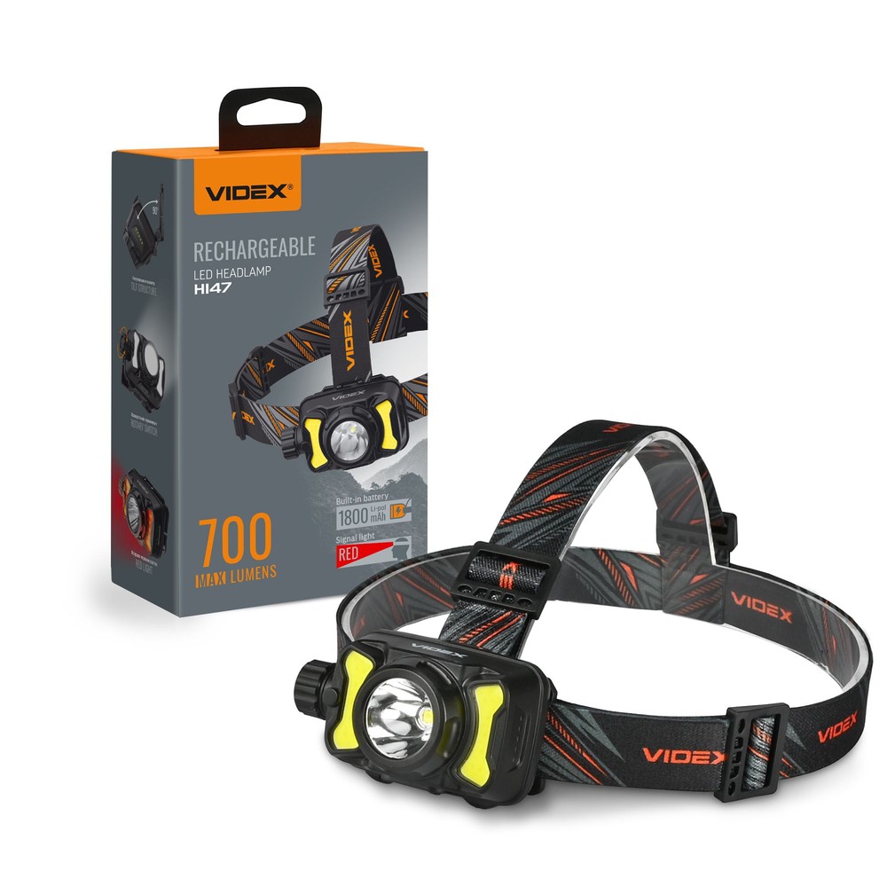 Led Pandelampe 5000k, 700 Lumen, Genopladelig, Ip55 Kulør : Neutral fra Videx