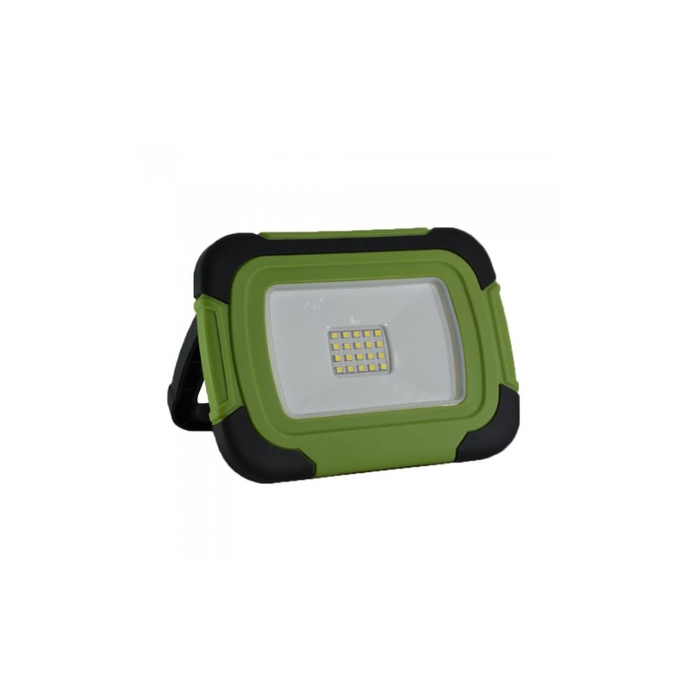 V Tac Led Projektør 10w 12v 230v, Transportabel, Genopladelig, Arbejdslampe, Udendørs fra V-tac