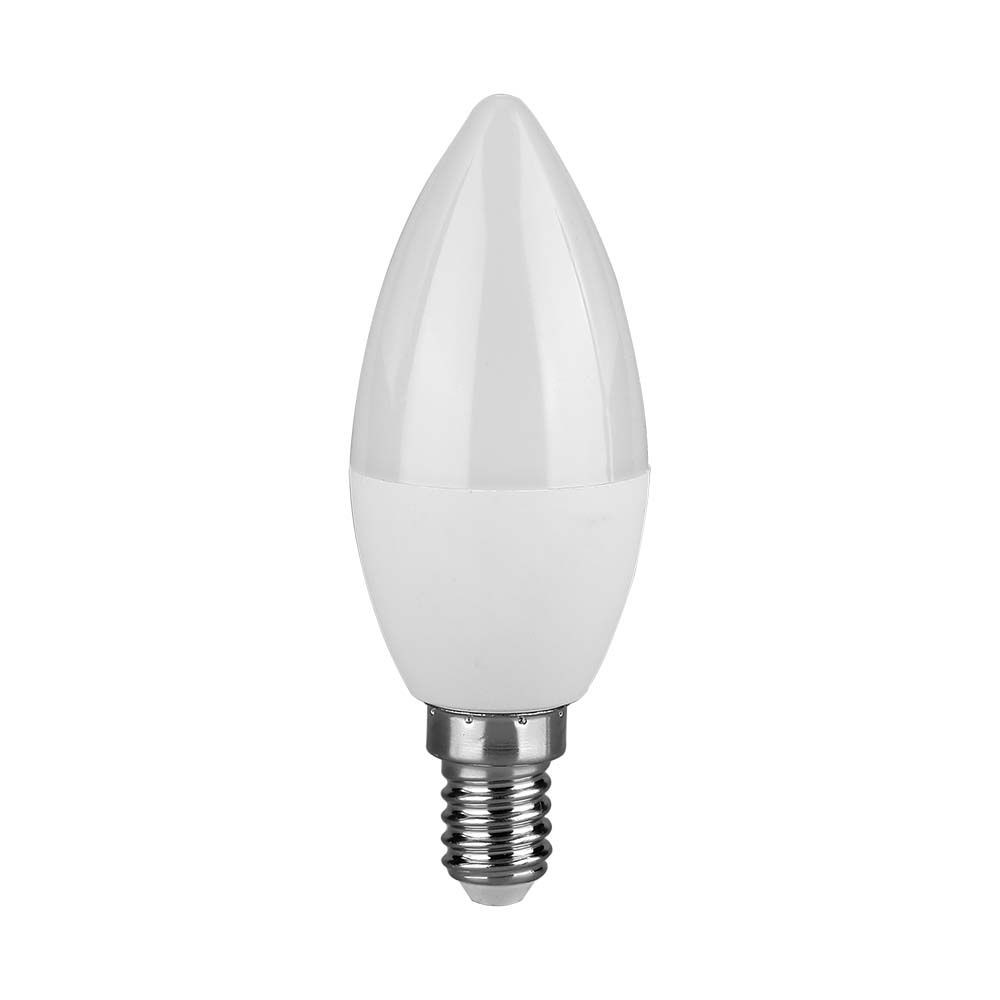 Vt 2076 Led Kertepære 4,5w E14 Plast, 6500k, 3 Stk. Pakke Kulør : Kold fra V-tac