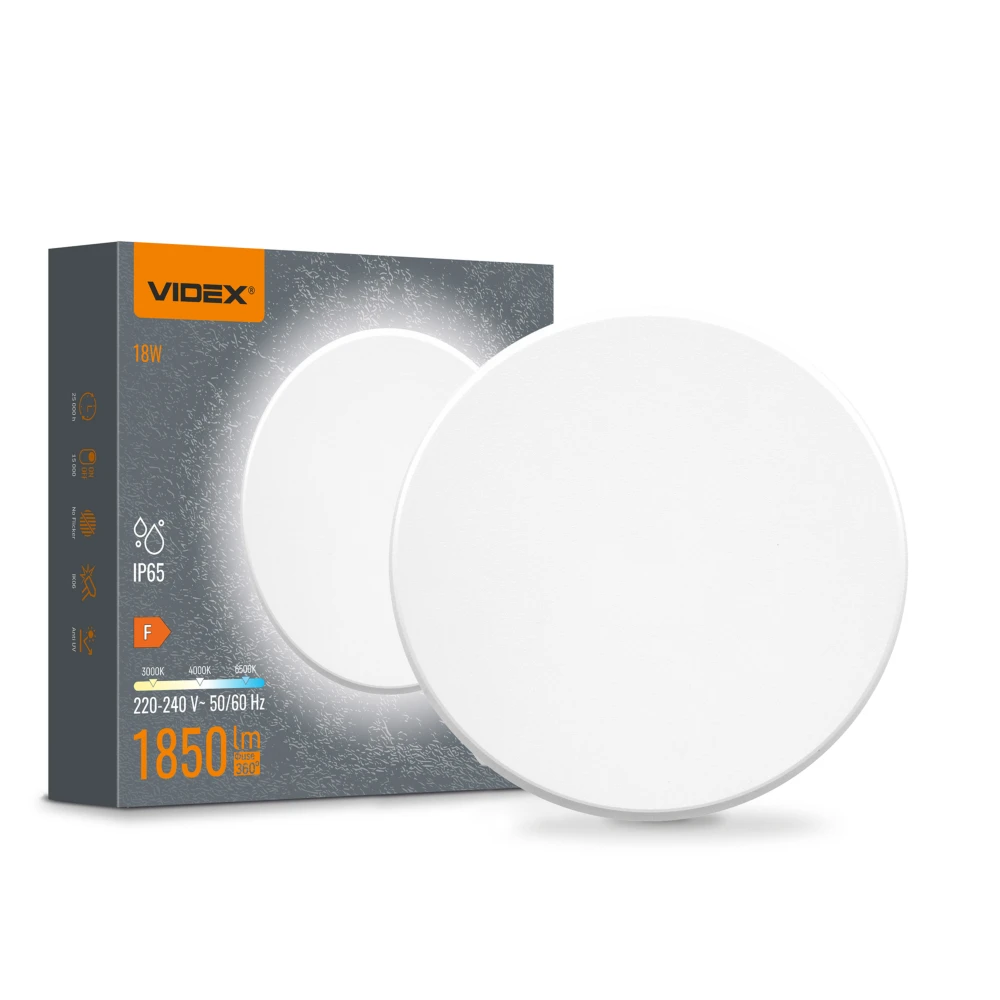Led Vægmonteret Lampe 18w   Ip65, Varm Hvid, Neutral Og Kold Hvid   Kulør : Neutral fra Videx
