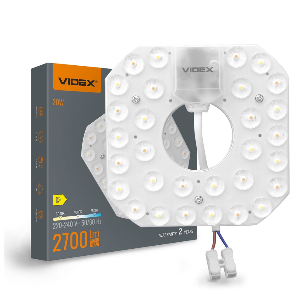 Led Modul 20w Varm, Neutral Og Kold Hvid Kulør : Neutral fra Videx