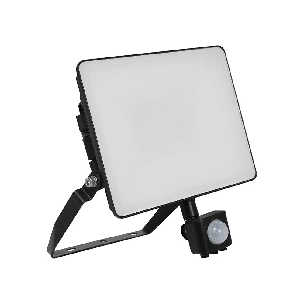V Tac 30w Led Sensor Projektør Hurtig Connector, 120lm W, Sort Dæmpbar : Ikke Dæmpbar, Farve På Hus : Sort, Kulør : Neutral fra V-tac