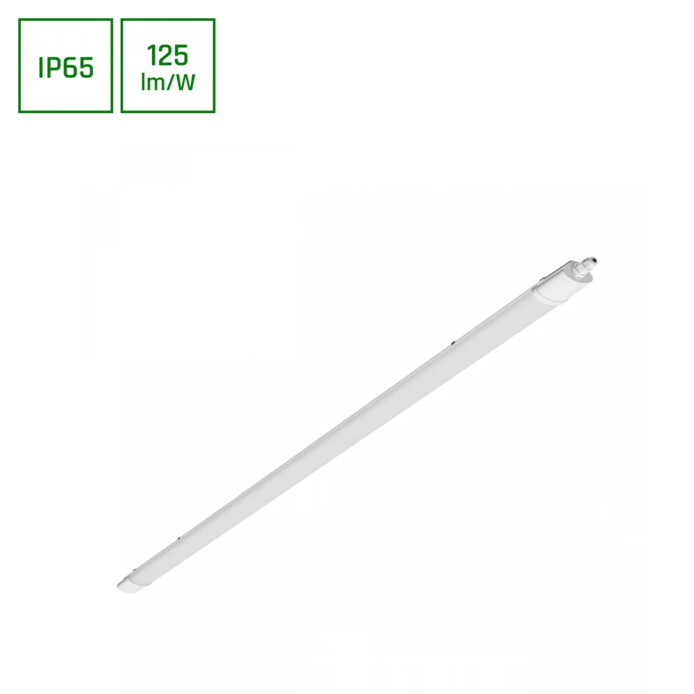 600 Mm Limea Mini Ii Led Armatur 18 W Vandtæt, Neutral Hvid, 230 V, 120°, Ip65, 52×34×600 Mm, Hvid Dæmpbar : Ikke Dæmpbar, Kulør : Neutral fra Spectrum