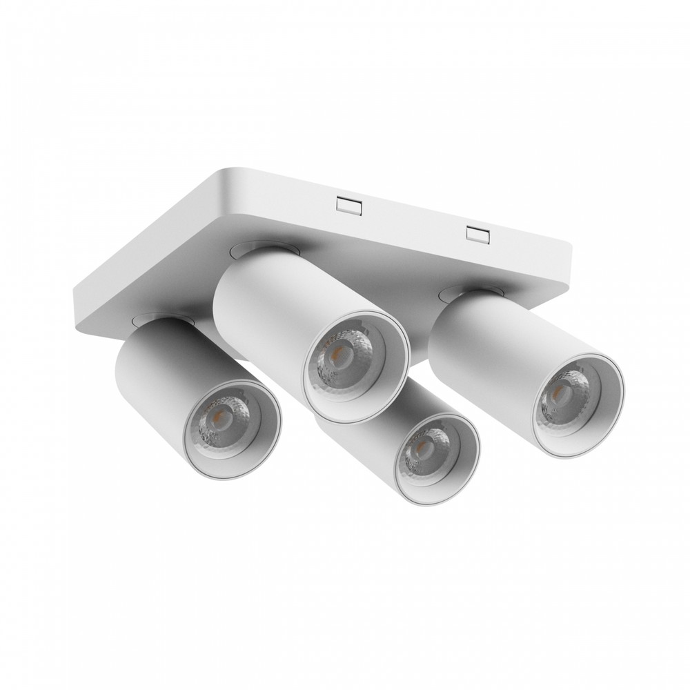 Madara Altro Loftslampe 4xgu10 230v, Ip20, Hvid, Firkant fra Spectrum