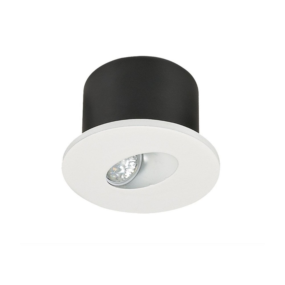 3w Trappebelysning Ydre: ø8 Cm, Hul: 6,2x6,2 Cm Dæmpbar : Ikke Dæmpbar, Kulør : Varm fra V-tac