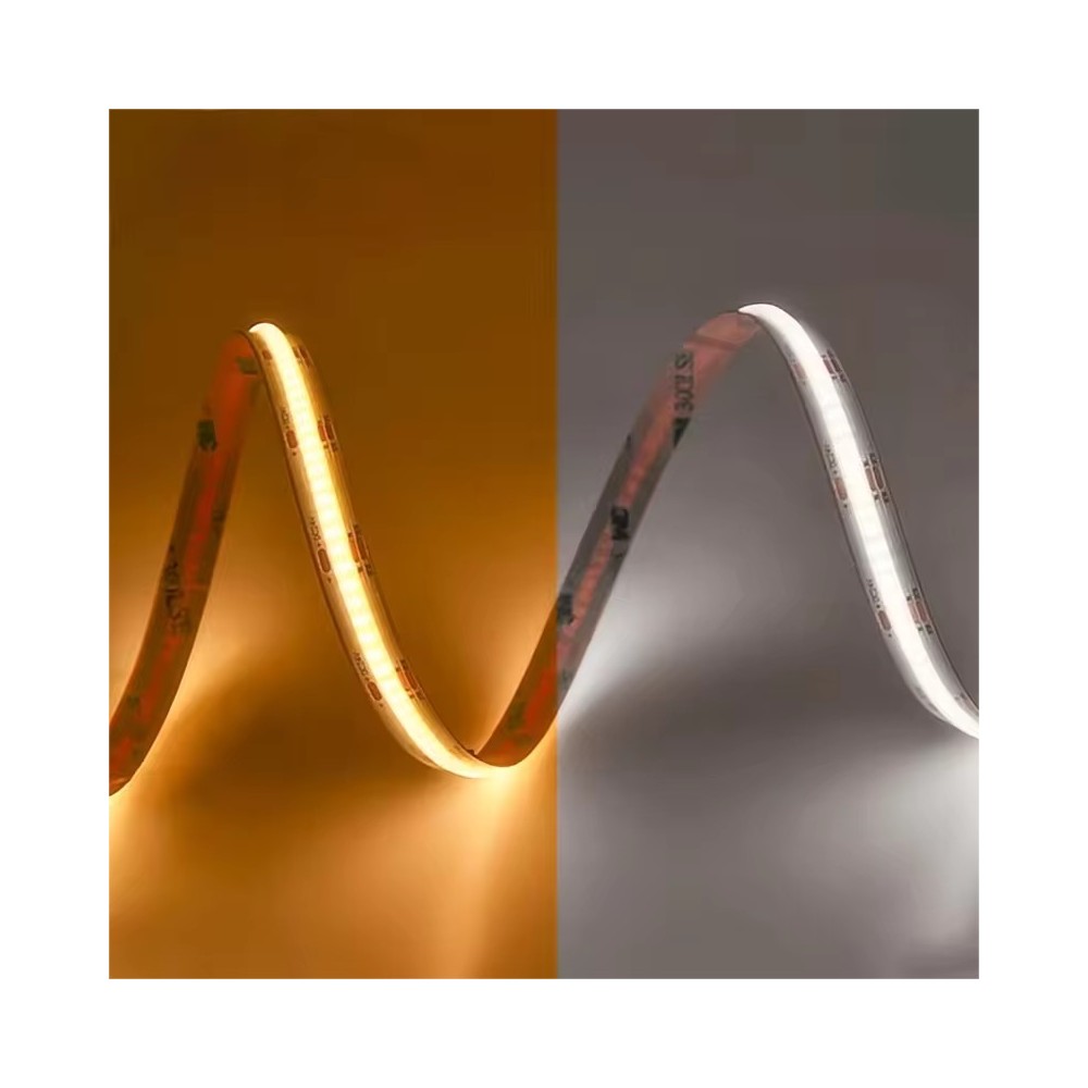 10w M Cct Cob Led Strip   5m, Ip20, 512 Led Pr. Meter, 24v, Ra97 fra Ledlife