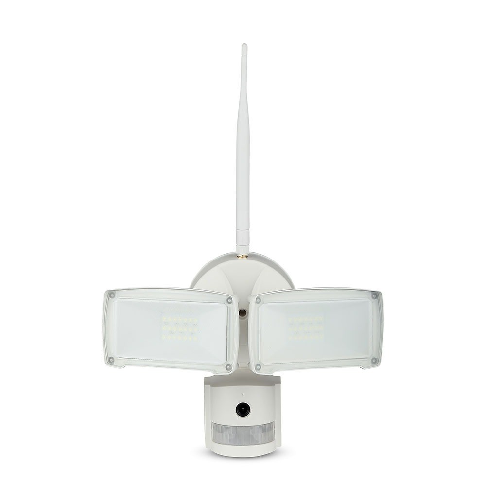 18w Led Projektør Med Wifi Sensor Kamera, 6000k Kulør : Kold fra V-tac