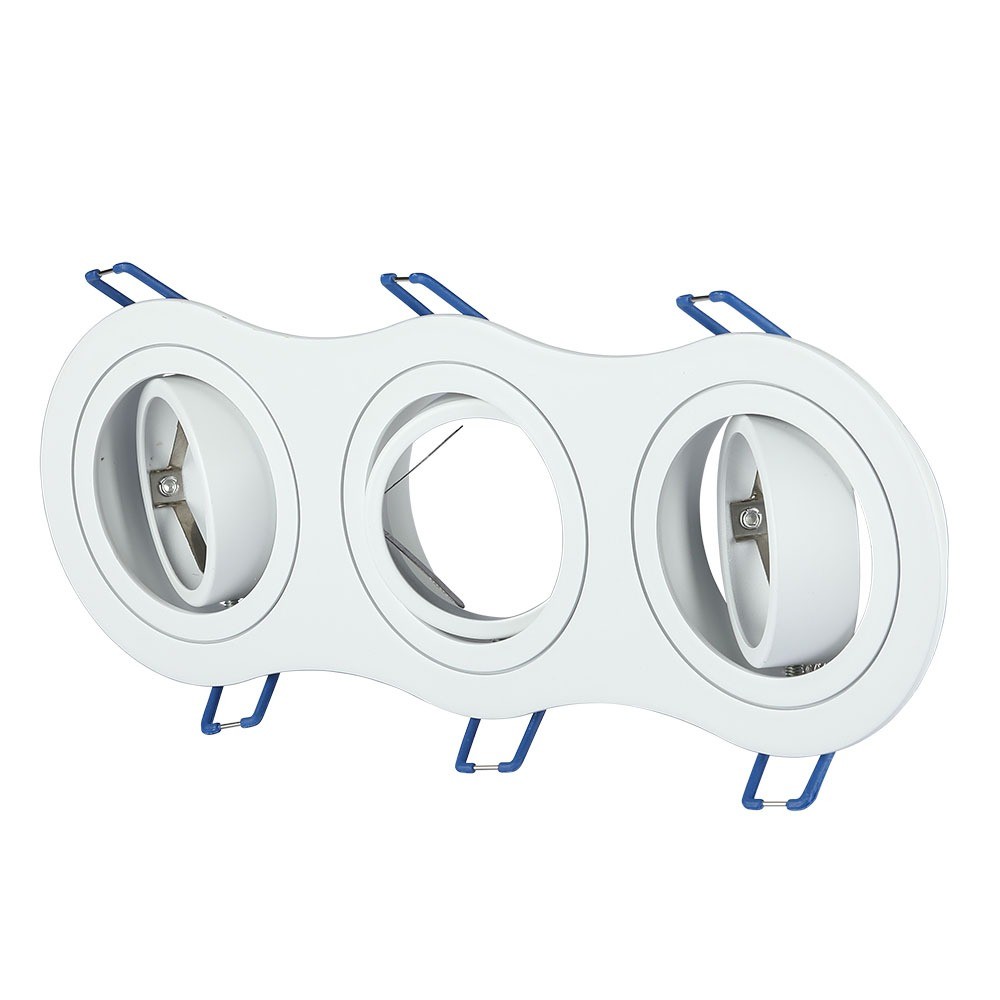 3xgu10 Lampe Rund, Hvid fra V-tac