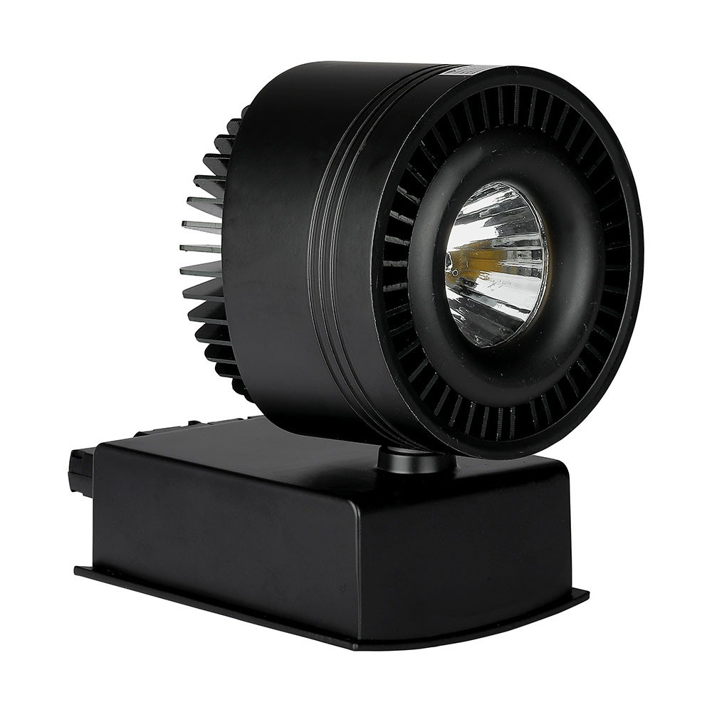 33w Cob Skinnespot 5000k   Sort Hus   Kulør : Neutral fra V-tac