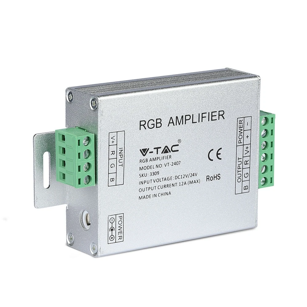V Tac Rgb Forstærker Til Led Strips 12v (144w) 24v (288w) fra V-tac