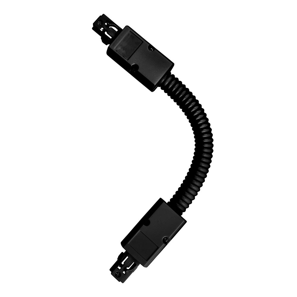3 Faset Fleksibelt Samler   Til Skinnespot Skinner, Sort fra V-tac