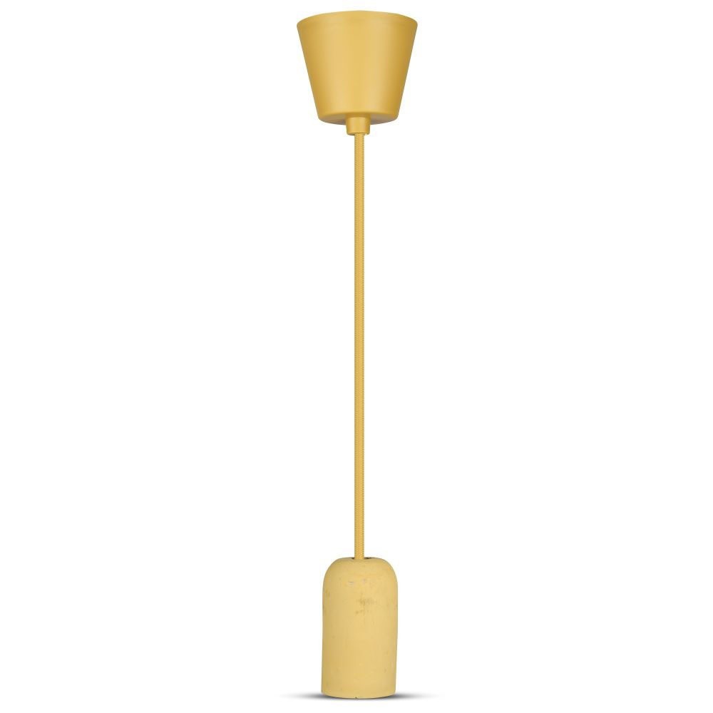 E27 Beton Pendel Lampe   Beige fra V-tac