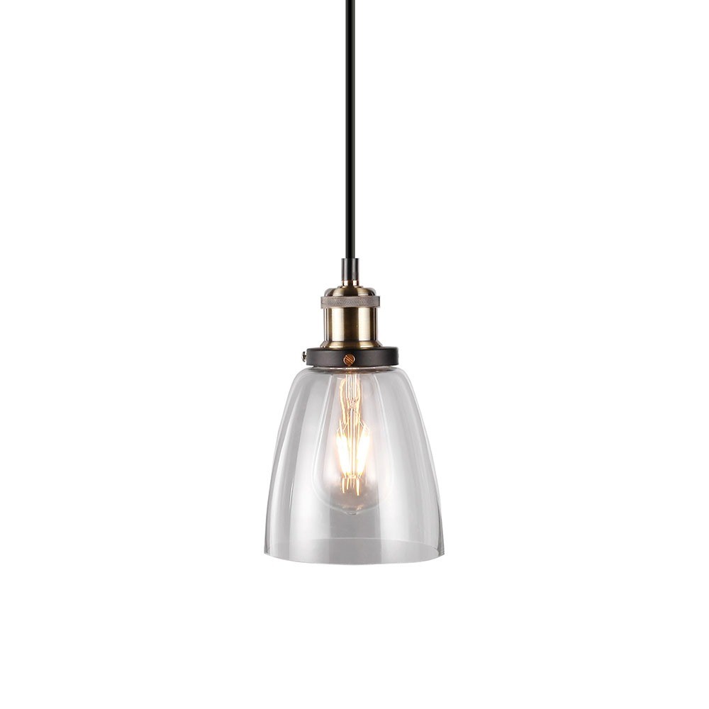 Glaspendel Lampe E27 Transparent fra V-tac